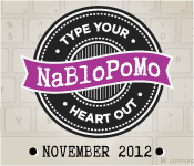 NaBloPoMo 2012 NaBloPoMo 2012